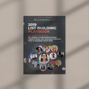 Book Cover - 2019 List Building Playbook